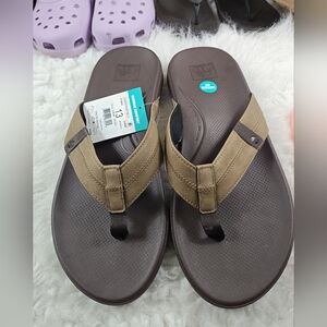 Reef Men’s Cushion Phantom 2.0 Sandals  Brown – Size 13